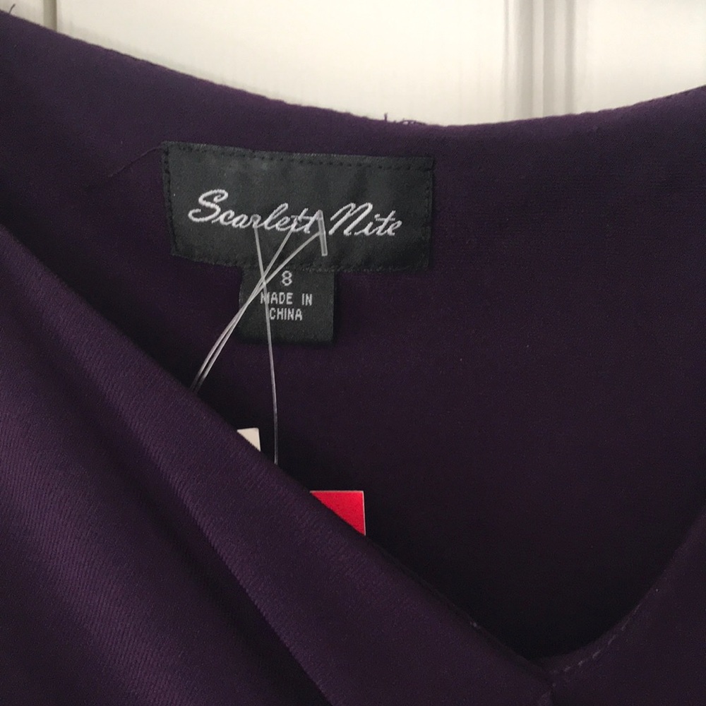 Purple Ruffle Dress - Picture 4 of 5